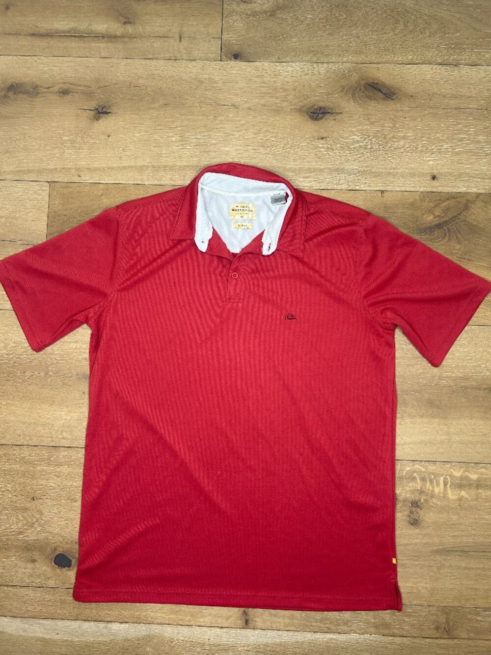 Quiksilver Waterman Men’s Large Burnt Red Polo Shirt